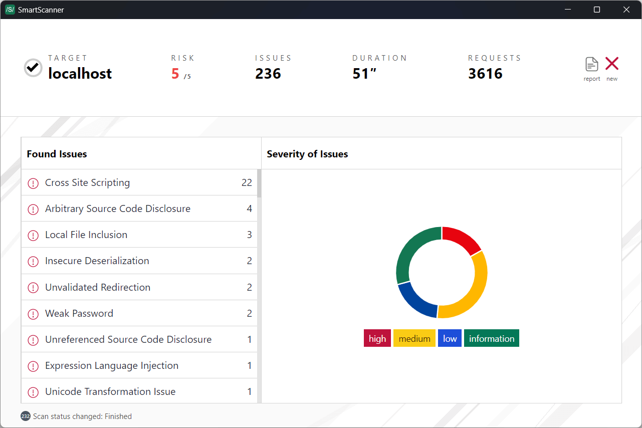 Creating Scan Report