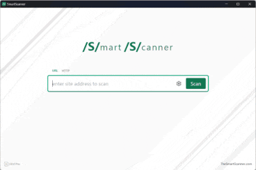 Starting a scan in SmartScanner